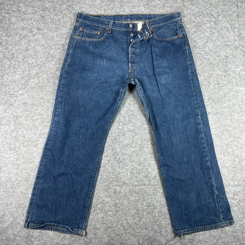 VTG Levis 501 XX Jeans Mens 40x30 (Fits 38x26) Blue Shrink to Fit Straight